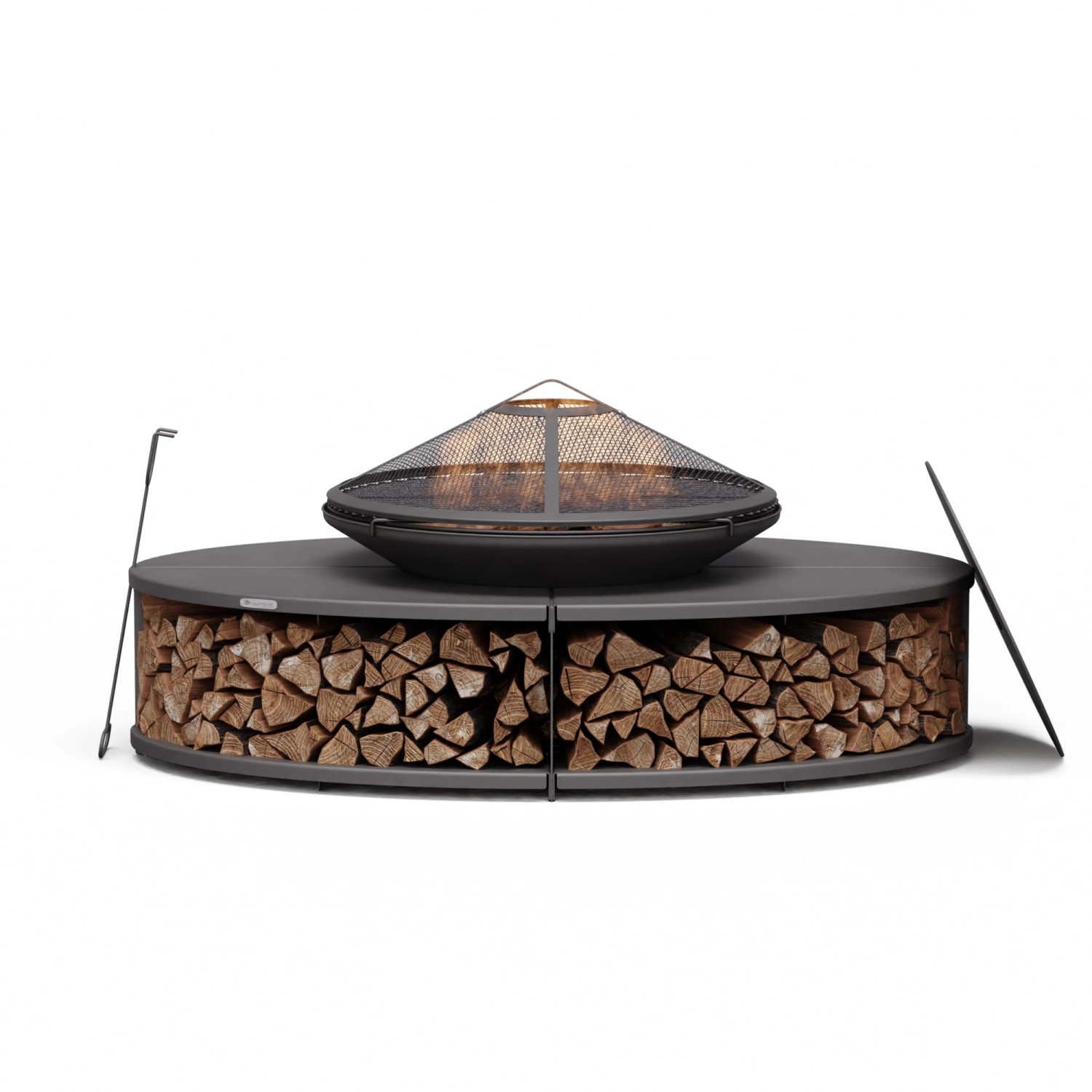 Blumfeldt Firebowl Ebeko 3-in-1 Grillfunktion als Tisch Nutzbar Grillrost Funkenschutz Schwarz Blumfeldt Firebowl Ebeko 3-in-1 Grillfunktion als Tisch Nutzbar Grillrost Funkenschutz Schwarz von Blumfeldt