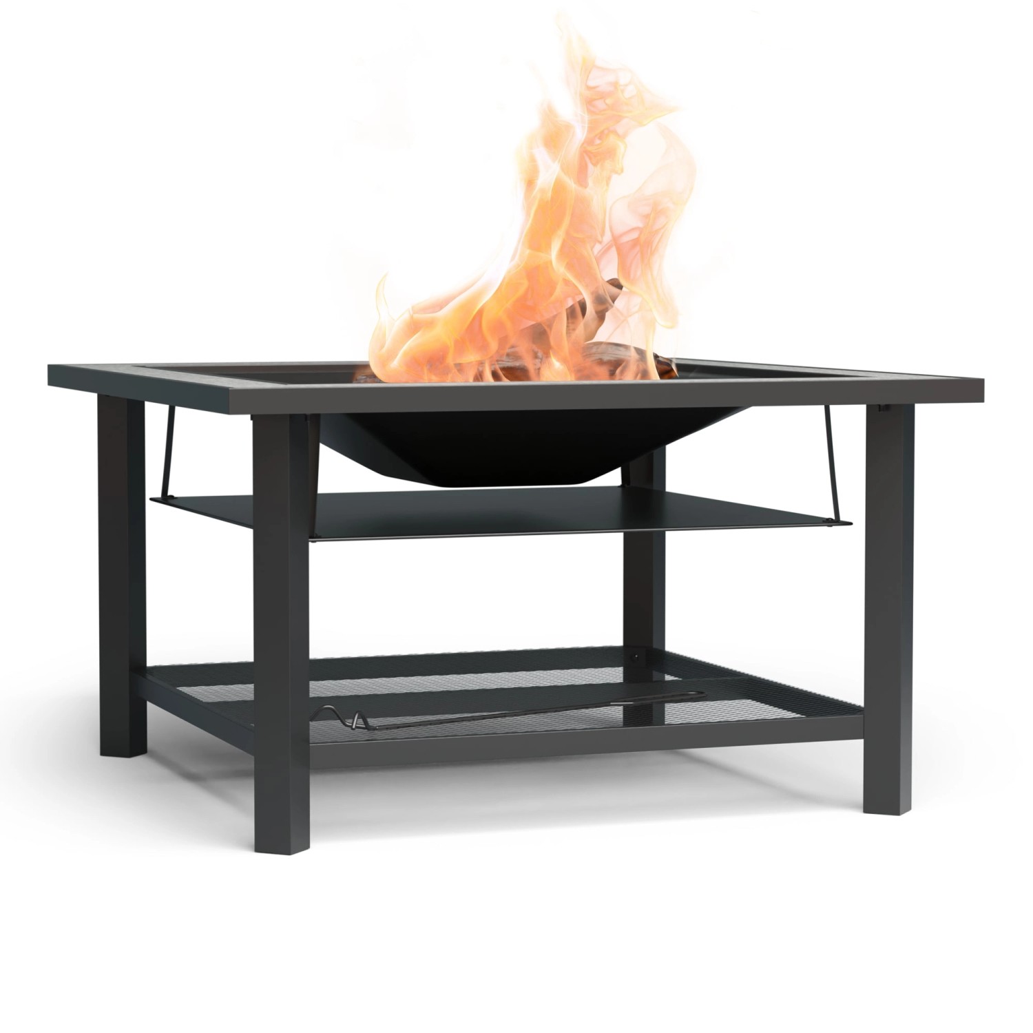 Blumfeldt Merano Avanzato 3-in-1-Feuerschale mit Grillfunktion als Tisch Nutzbar 87 x 87 cm Steingrau Blumfeldt Merano Avanzato 3-in-1-Feuerschale mit Grillfunktion als Tisch Nutzbar 87 x 87 cm Steingrau von Blumfeldt