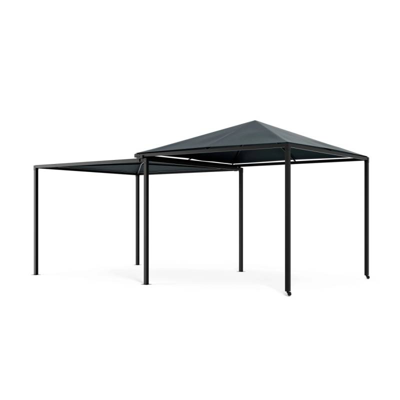 Blumfeldt ShadeMax Erweiterbarer Pavillon mit UV30+ Schutz Dunkelgrau von Blumfeldt