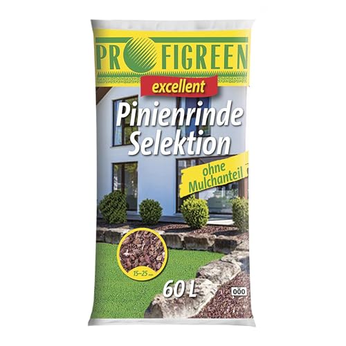 Blumixx Pinienrinde Selektion 15/25 mm 60 Liter - Hochwertige Bodenabdeckung für Garten & Wege - 100% Pflanzlich, Umweltfreundlich & Langanhaltend von Blumixx