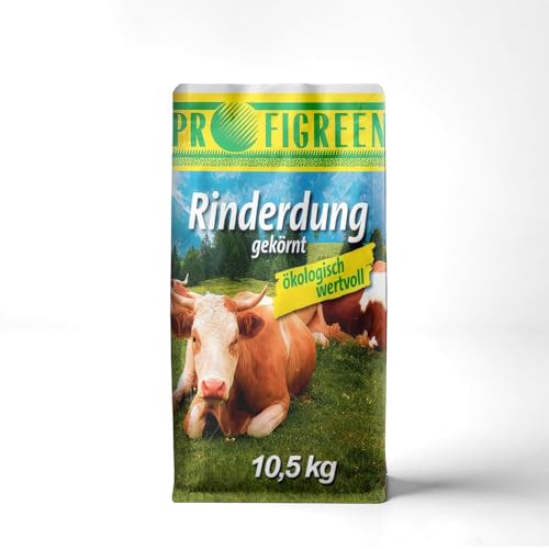 Blumixx Rinderdung in Pellets 10,5 kg – Gekörnter Rindermist als Dünger für Garten, Rasen und Beete – ideal für Startdüngung, natürliche Nährstoffversorgung – Rosendünger von Blumixx