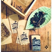 stempel Für Samen Aus Dem Eigenen Garten | Samentütchen Gärtner Personalisiertes Geschenk von BlumsDesignWorks