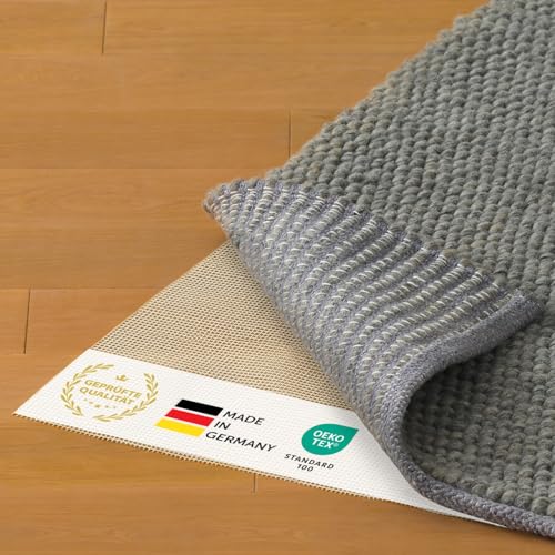 Blumtal Teppich Antirutschunterlage aus Latex - unsichtbare Antirutschmatte, Universal Stopper rutschfest, leicht zuschneidbar, Rutschmatte ohne Weichmacher, 160 x 225 cm, 2er-Set von Blumtal