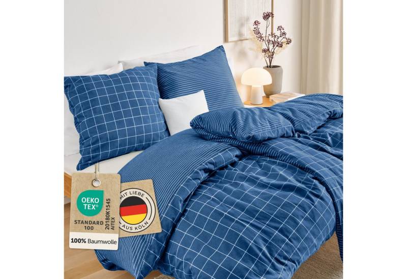 Blumtal Bettwäsche Biber Bettwäsche Oeko-TEX zert. Flanell Bettwäsche Baumwolle 100%, 60 °C waschbar Blumtal Bettwäsche Biber Bettwäsche Oeko-TEX zert. Flanell Bettwäsche Baumwolle 100%, 60 °C waschbar von Blumtal