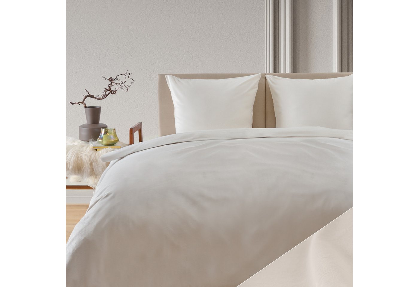 Blumtal Bettwäsche Cashmere-Touch Plüsch, warme Winterbettwäsche + Kopfkissenbezug Blumtal Bettwäsche Cashmere-Touch Plüsch, warme Winterbettwäsche + Kopfkissenbezug von Blumtal