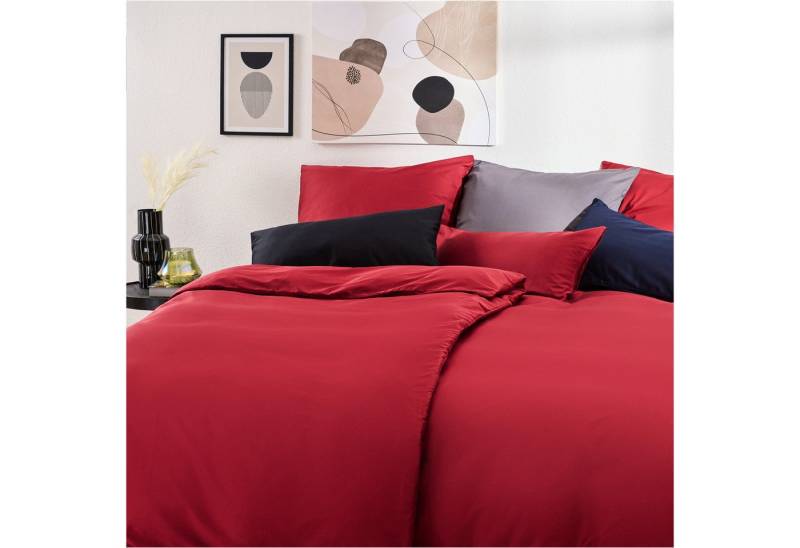 Blumtal Bettwäsche Premium Oeko Tex Zertifizierte Satin Bettwäsche, Mako-Satin, 2 teilig, aus 100% Baumwolle - Edle Glanzoptik Bettwäsche Blumtal Bettwäsche Premium Oeko Tex Zertifizierte Satin Bettwäsche, Mako-Satin, 2 teilig, aus 100% Baumwolle - Edle Glanzoptik Bettwäsche von Blumtal