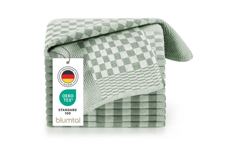 Blumtal Geschirrtuch Premium Geschirrhandtücher in 50 x 70 cm, (Set, 10-tlg., 5, 10 oder 20 Geschirrtücher), 100% Baumwolle, Oeko-TEX® Zertifiziert von Blumtal