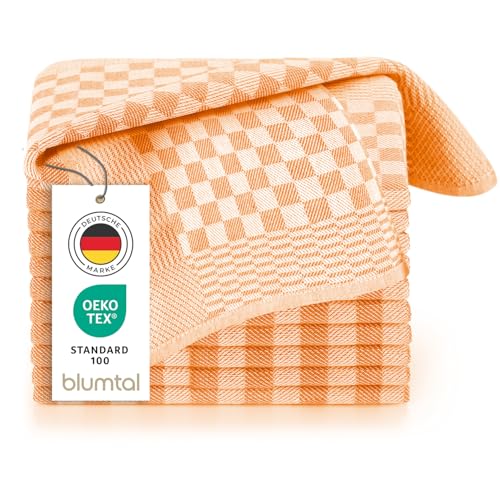 Blumtal Geschirrtücher Baumwolle 50x70 cm im 20er Set - Oeko-TEX zertifizierte Küchentücher - extrem saugstarke Geschirrhandtücher - Küchenhandtücher waschbar 95 °C - Geschirrtuch Orange Blumtal Geschirrtücher Baumwolle 50x70 cm im 20er Set - Oeko-TEX zertifizierte Küchentücher - extrem saugstarke Geschirrhandtücher - Küchenhandtücher waschbar 95 °C - Geschirrtuch Orange von Blumtal