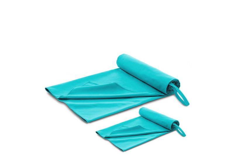 Blumtal Handtuch Fitness Handtuch im 2er Set, Mikrofaser Sporthandtuch Fitnessstudio, Mikrofaser (2-St), 80 x 40 cm von Blumtal