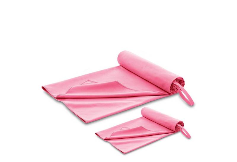 Blumtal Handtuch Fitness Handtuch im 2er Set, Mikrofaser Sporthandtuch Fitnessstudio, Mikrofaser (2-St), 80 x 40 cm von Blumtal