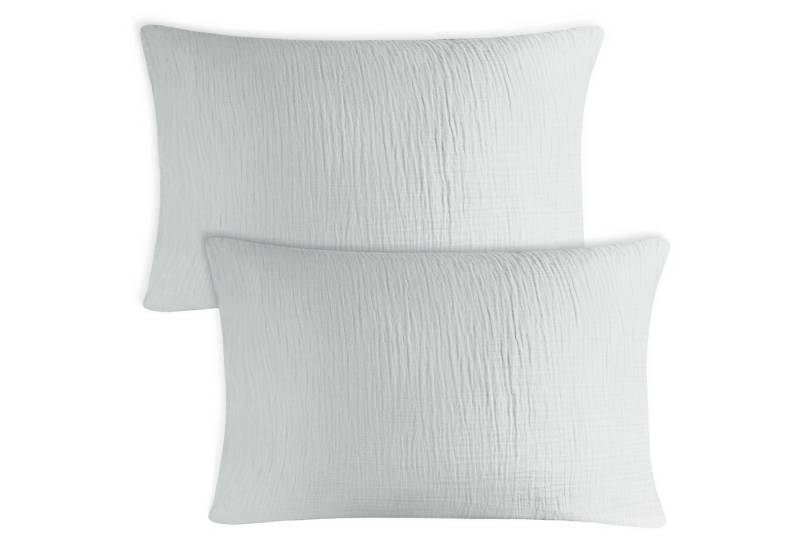 Blumtal Kissenbezug Musselin Kissenbezug - Oeko-TEX zertifiziertes Musselin Kopfkissen, (2 Stück), 100% Baumwolle von Blumtal