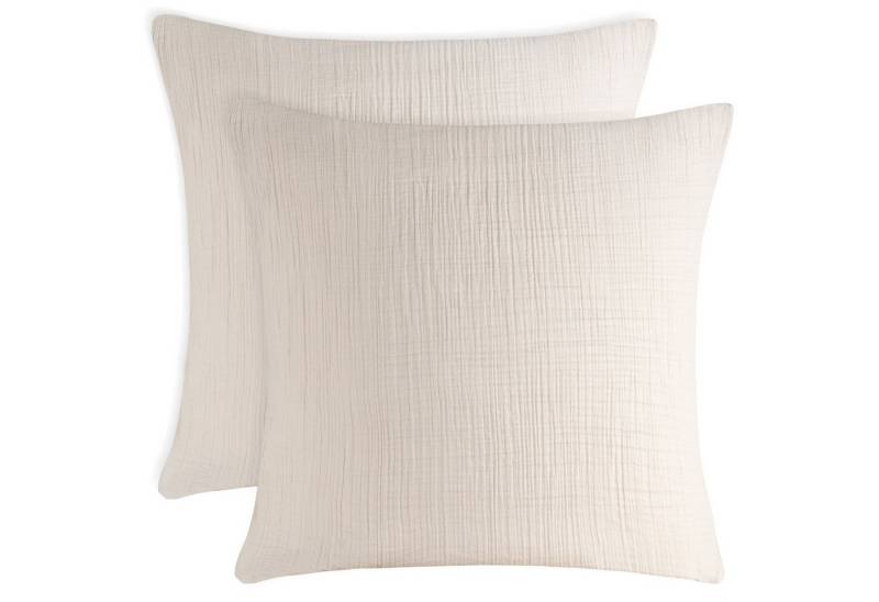 Blumtal Kissenbezug Musselin Kissenbezug - Oeko-TEX zertifiziertes Musselin Kopfkissen, (2 Stück), 100% Baumwolle von Blumtal