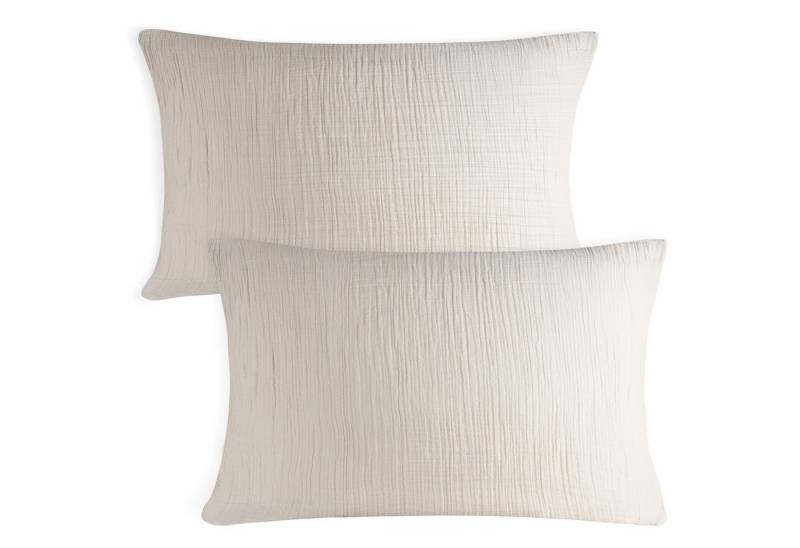 Blumtal Kissenbezug Musselin Kissenbezug - Oeko-TEX zertifiziertes Musselin Kopfkissen, (2 Stück), 100% Baumwolle von Blumtal