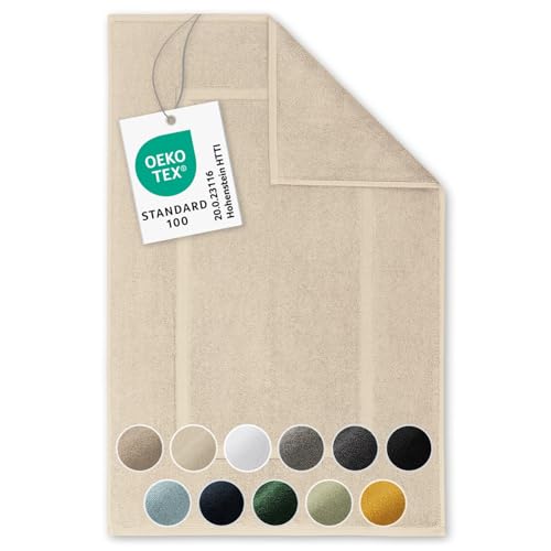 Blumtal Premium Badematte aus 100% Baumwoll Frottier 50x80 cm - Oeko-TEX zert. Duschvorleger - extra saugstarker Badvorleger rutschfest waschbar - Badematten & Badteppiche - edle Badmatte Schwarz Blumtal Premium Badematte aus 100% Baumwoll Frottier 50x80 cm - Oeko-TEX zert. Duschvorleger - extra saugstarker Badvorleger rutschfest waschbar - Badematten & Badteppiche - edle Badmatte Schwarz von Blumtal