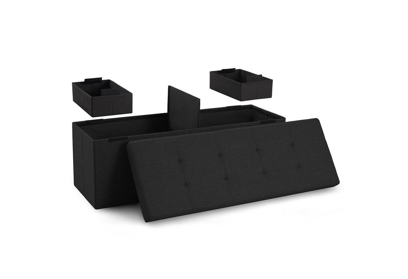 Blumtal Sitztruhe Sitzbank mit Stauraum + Aufbewahrungsboxen bei M & L - Polsterhocker, mit Stauraum, faltbar Blumtal Sitztruhe Sitzbank mit Stauraum + Aufbewahrungsboxen bei M & L - Polsterhocker, mit Stauraum, faltbar von Blumtal