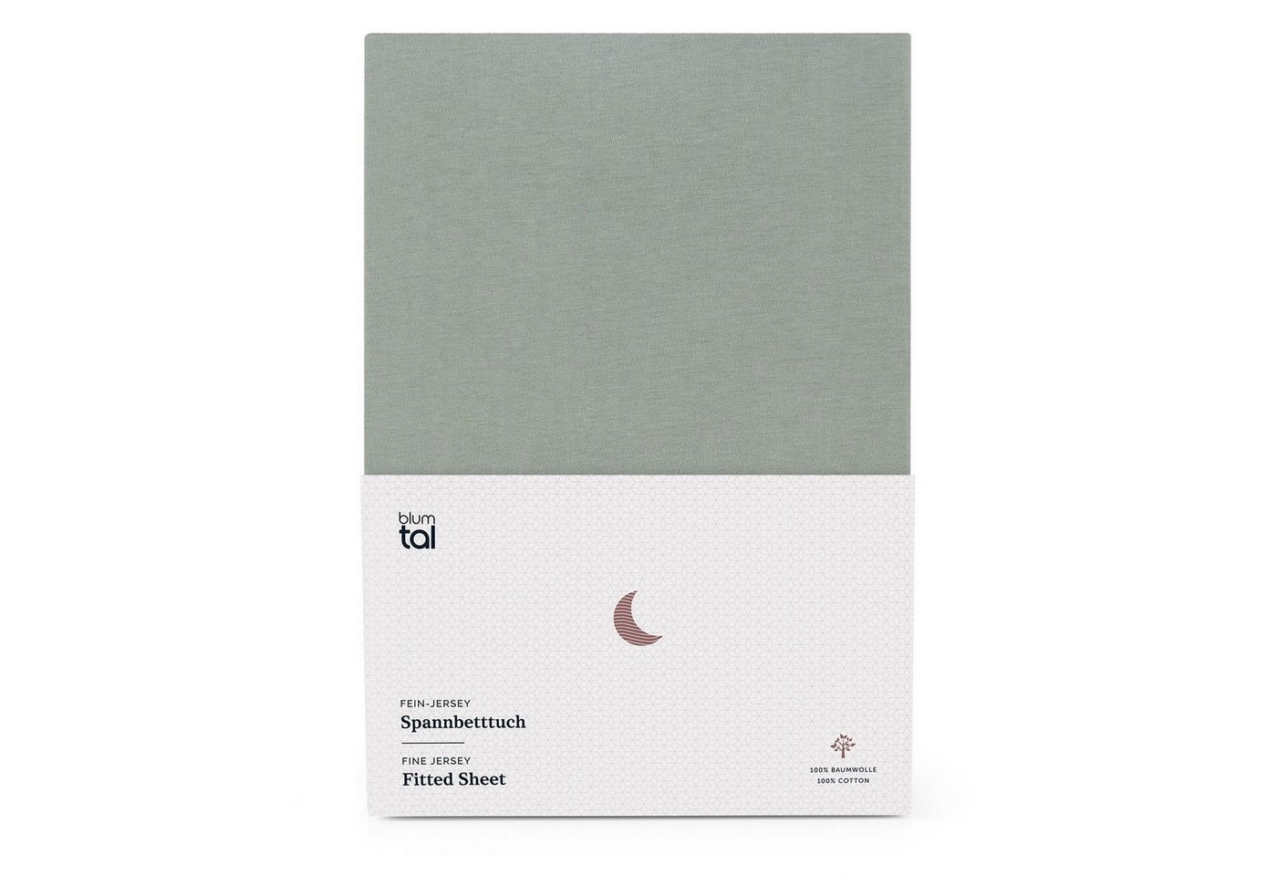 Blumtal Spannbettlaken Premium Topper, Boxspring - 100% Baumwolle, Gummizug: Rundum, (1 Stück), Superweiches 100% Baumwolle mit Rundumgummizug von Blumtal