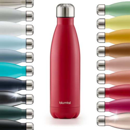 Blumtal Trinkflasche 1000 ml Edelstahl - auslaufsichere Isolierflasche - BPA-freie Trinkflasche kalt & warm - doppelwandige Insulated Bottle - rostbeständige Isolierflasche Rot Blumtal Trinkflasche 1000 ml Edelstahl - auslaufsichere Isolierflasche - BPA-freie Trinkflasche kalt & warm - doppelwandige Insulated Bottle - rostbeständige Isolierflasche Rot von Blumtal