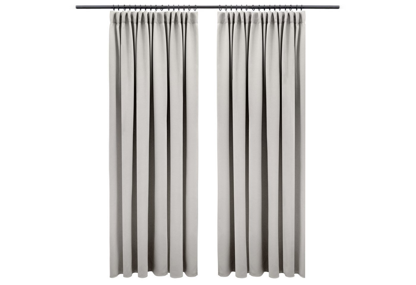 Blumtal Verdunkelungsvorhang Verdunkelungsvorhang 2er-Set Thermovorhang Wärme- & Kälteisolierend, OEKO TEX Zertifiziert mit Kräuselband Blumtal Verdunkelungsvorhang Verdunkelungsvorhang 2er-Set Thermovorhang Wärme- & Kälteisolierend, OEKO TEX Zertifiziert mit Kräuselband von Blumtal