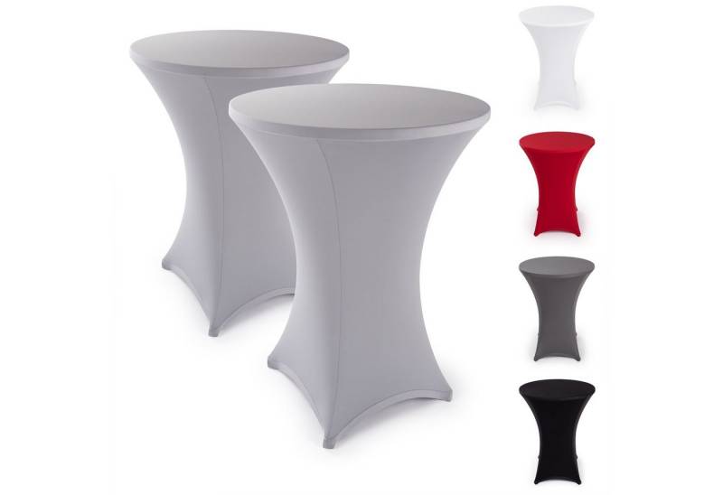 Hussen-Set Stehtisch, Blumtal, Elegante Stehtischhusse für Bistrotische von Blumtal