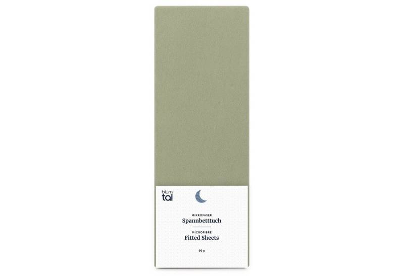 Blumtal Spannbettlaken Bettlaken aus Mikrofaser OEKO-TEX® zertifiziertes Laken, Mikrofaser, Gummizug: rundum, (2 Stück), Oeko-TEX® Zertifiziert von Blumtal