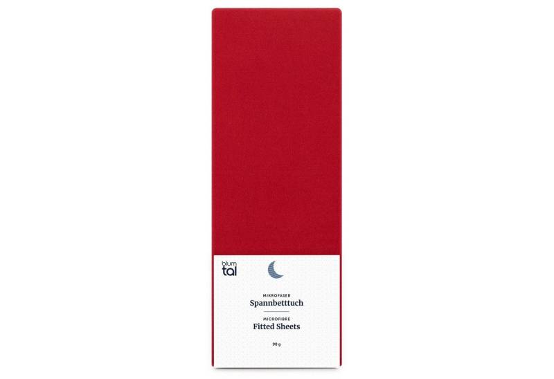 Blumtal Spannbettlaken Bettlaken aus Mikrofaser OEKO-TEX® zertifiziertes Laken, Mikrofaser, Gummizug: rundum, (2 Stück), Oeko-TEX® Zertifiziert von Blumtal
