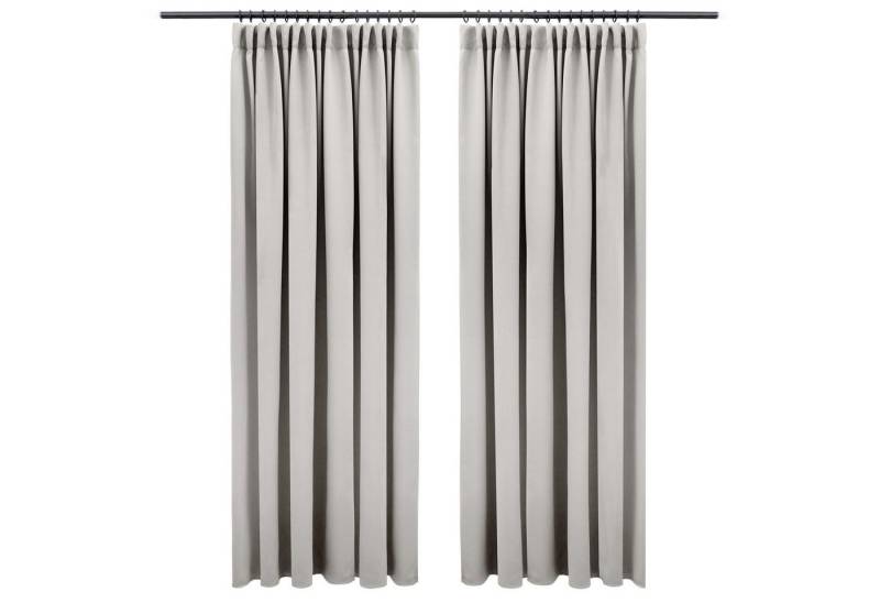 Blumtal Verdunkelungsvorhang Verdunkelungsvorhang 2er-Set Thermovorhang Wärme- & Kälteisolierend, mit Kräuselband von Blumtal