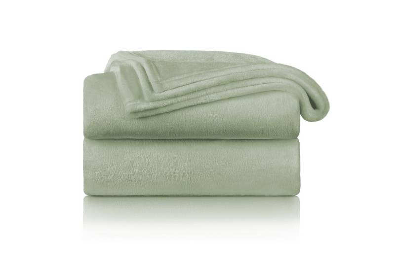 Wohndecke Kuschelige Fleecedecke, Oeko-Tex zertifizierte Decke, Blumtal von Blumtal