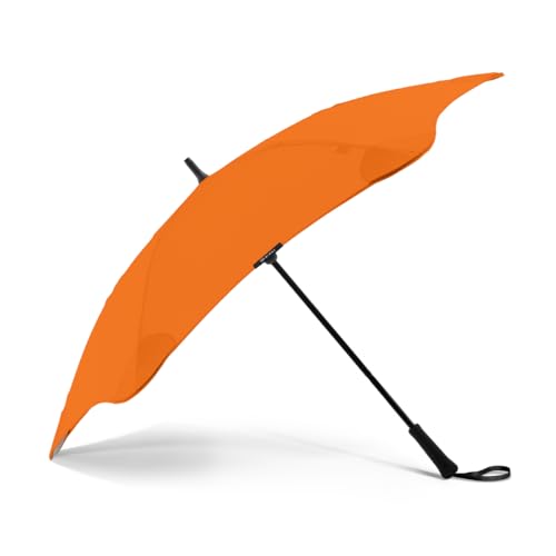 Blunt Classic Stockschirm Regenschirm orange | elegant & sturmfest – 120 cm Ø | Innovatives & patentiertes Design – getestet im Windkanal von Blunt