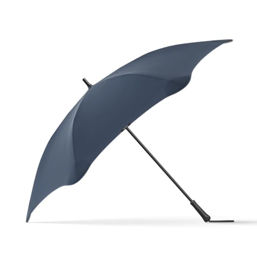 Blunt Executive Stockschirm Regenschirm marineblau | groß & sturmfest für 2 Personen – 138 cm Ø | Innovatives & patentiertes Design – getestet im Windkanal von BLUNT