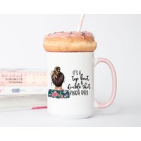 Top Knot Und Double Shot Tasse | Mom Life Boss Babe Niedliche Mama Kaffeetasse Keramiktasse Kaffeeliebhaber Geschenk Für von BlushandBoldCo