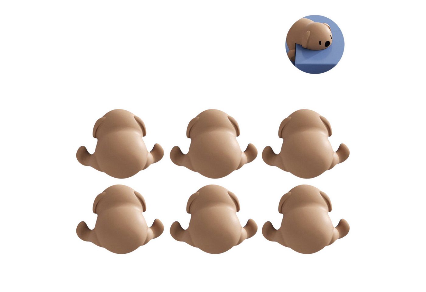 Blusmart Kindersicherung Kindersicherungsset, 6 Kantenschoner, Eckenschützer für Tische, Schränke usw von Blusmart
