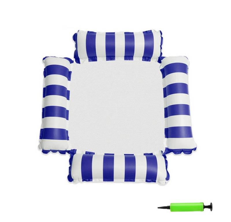 Blusmart Luftmatratze Wasserhängematte aufblasbar, (Sommer faltbare Wasser Hängematte, Schwimmbad aufblasbare Luftmatratze), Für Schwimmen Strand Liege schwimmende Schlafbett Stuhl von Blusmart