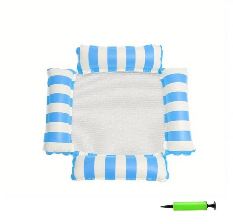 Blusmart Luftmatratze Wasserhängematte aufblasbar, (Sommer faltbare Wasser Hängematte, Schwimmbad aufblasbare Luftmatratze), Für Schwimmen Strand Liege schwimmende Schlafbett Stuhl von Blusmart