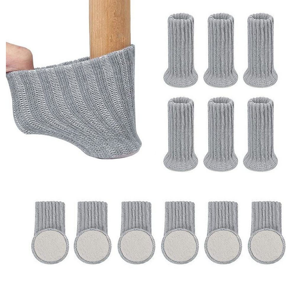 Blusmart Stuhlsocke 12/24-teilige Stuhlbeinkappe, (Hochelastische Möbelsocken, 1 St), Stuhlbeinschoner( Möbel, Stuhlbeine, Tisch) von Blusmart