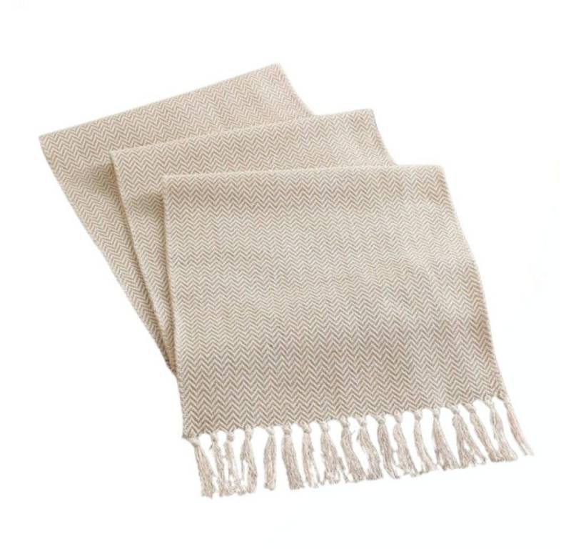 Blusmart Tischläufer Rechteckige Häkelspitze Tischdecken (Tischläufer Modern Beige, Beige im nordischen Stil, mehrere Größen erhältlich), Als Tischdekoration geeignet von Blusmart