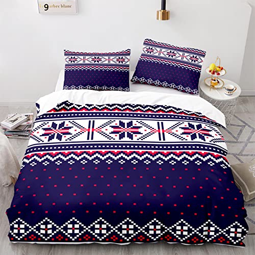 Nordisch 135 X 200 cm Bettwäsche 3 Teiliges Set Bequem Und Langlebig Hochwertige Mikrofaser Bettwäsche Bügelfrei 135 X 200 + 2 Kissenbezüge 80X80 Nordisch 135 X 200 cm Bettwäsche 3 Teiliges Set Bequem Und Langlebig Hochwertige Mikrofaser Bettwäsche Bügelfrei 135 X 200 + 2 Kissenbezüge 80X80 von BluvLy