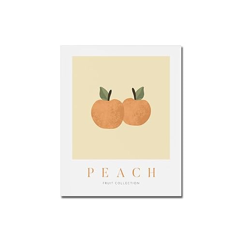 Küche Obst Poster Vintage Leinwand Malerei Nordic Zitrone Birne Kunstdruck Minimalistischen Wand Bild Wohnzimmer Schlafzimmer Bauernhaus Dekor (Color : B, Size : 30x40cm No Frame) von Bluvos