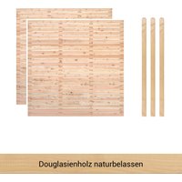 BM Massivholz Zaun "Kurt Set 2" von Bm Massivholz