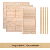 BM Massivholz Zaun "Kurt Set 2.1" von Bm Massivholz