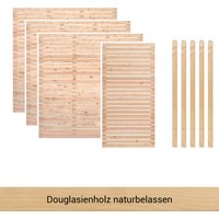 BM Massivholz Zaun "Kurt Set 3.1" von Bm Massivholz