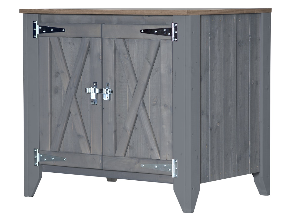 BM TYP 564 Outdoorküche Sideboard 2 türig, niedrig von Bm Massivholz