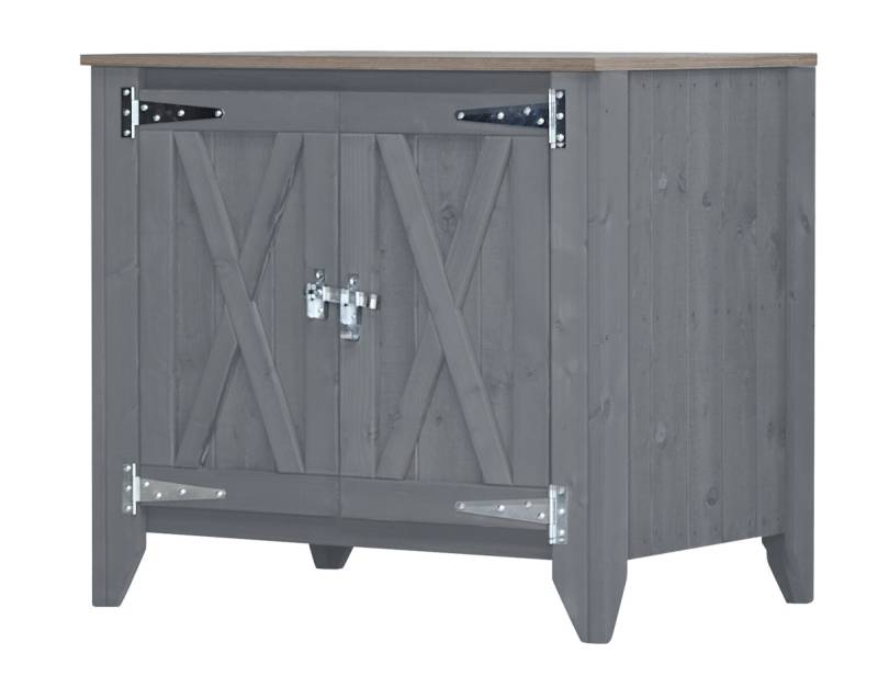 BM TYP 564 Outdoorküche Sideboard 2-türig von Bm Massivholz