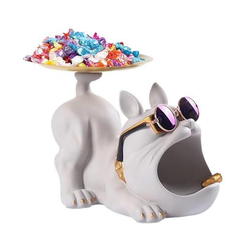 French Bulldog Storage Box Ornamente, Harz -Bulldoggenstatue, Niedliche Schlüsselspeicherung, Funktionale Dekorintegration, Breite Anwendbarkeit, 1 Stück Für - Oder Arbeitsplatz, Zähler French Bulldog Storage Box Ornamente, Harz -Bulldoggenstatue, Niedliche Schlüsselspeicherung, Funktionale Dekorintegration, Breite Anwendbarkeit, 1 Stück Für - Oder Arbeitsplatz, Zähler von Bmdjdq