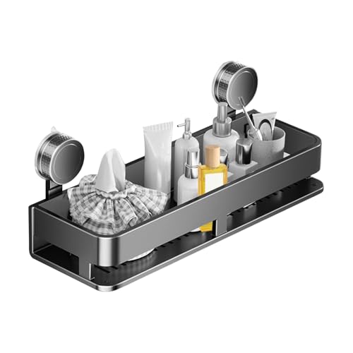 Gewürzregal,Schrankorganizer Für Gewürze - Saugnapfregal Mit 5 Haken Für Küche Bad Auf Metall Fliesen Glas Marmor Wohnung Gewürzregal,Schrankorganizer Für Gewürze - Saugnapfregal Mit 5 Haken Für Küche Bad Auf Metall Fliesen Glas Marmor Wohnung von Bmdjdq
