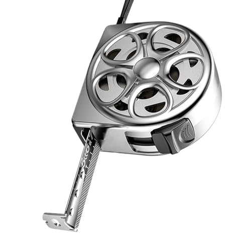 Hohlmessband, Edelstahlmaß, Instant-Lock-Werkzeug, Schockabsorbierende Kern, Nicht-Rutsch-Grip, 6,5 X 6,5 X 3 Cm, Für Landwirtschaftliche Spuren Industrie-Engineering Holzbearbeitung Im Freien Im Frei von Bmdjdq
