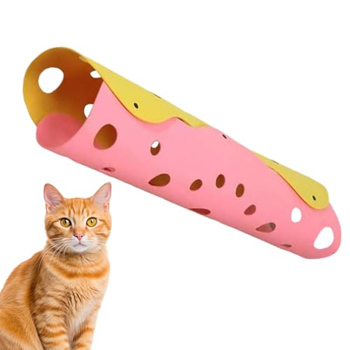 Katzentunnel Bett Indoor - Waschbares Versteck Nest Für Kätzchen | Interaktives Filz Katzentunnel Bett Für Wohnung Wohnzimmer Schlafzimmer | Zuhause Spielen Schlafen von Bmdjdq