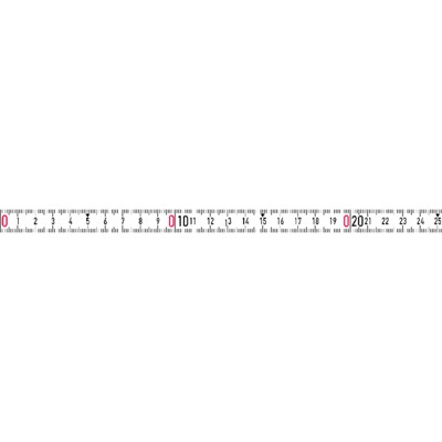 Bandmaß weiß 10m x 13mm selbstklebend LNR-SK von Bmi