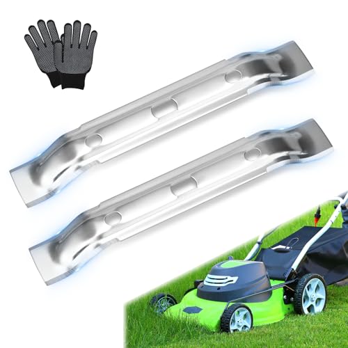 2 Stück Mähmesser Mähroboter Messer Ersatzmesser für Rasenmäher Kompatibel für Stihl Mähroboter iMOW RMI 422/422P/422PC, Viking MI 632/632P/632C/632PC, Edelstahl-Mähmesser - 20cm 2 Stück Mähmesser Mähroboter Messer Ersatzmesser für Rasenmäher Kompatibel für Stihl Mähroboter iMOW RMI 422/422P/422PC, Viking MI 632/632P/632C/632PC, Edelstahl-Mähmesser - 20cm von Bmliingchau