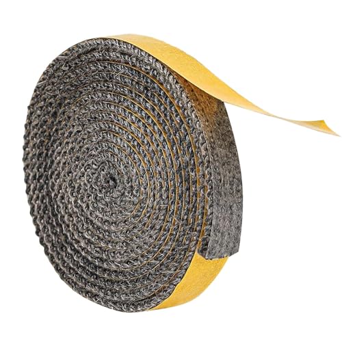 Holzofen-Dichtband, selbstklebende Flachdichtung für Kamine, Öfen und Fenster, hitzebeständige Glasfaserdichtung, blockiert Luftschlitze in den Holzofen-Dichtband, selbstklebende Flachdichtung für Kamine, Öfen und Fenster, hitzebeständige Glasfaserdichtung, blockiert Luftschlitze in den von Bmucp