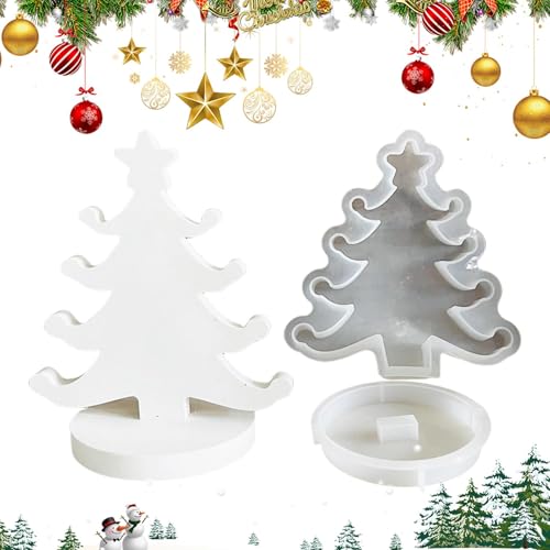 Seifenform für Weihnachtsbaum, Silikonform für Weihnachtsbaum, handgefertigte Harzform, Kerzenständer mit einfacher Freigabe, Silikonform für Weihnachtsbaum Seifenform für Weihnachtsbaum, Silikonform für Weihnachtsbaum, handgefertigte Harzform, Kerzenständer mit einfacher Freigabe, Silikonform für Weihnachtsbaum von Bmucp